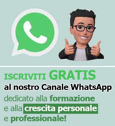 Canale WhatsApp della formazione e crescita professionale